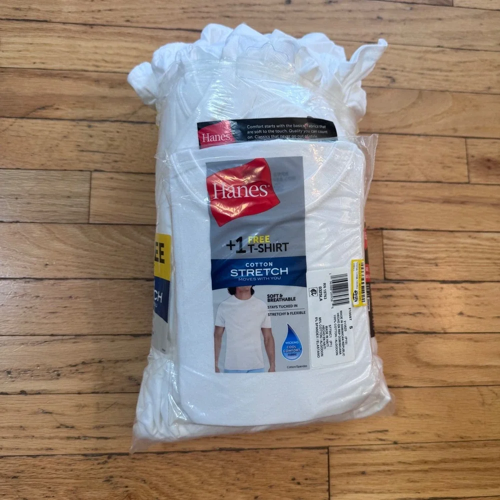 Hanes mens white